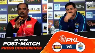 PKL 12 M80 | Bengal Warriorz vs Bengaluru Bulls | Press Conference ft. Devank Dalal & Yogesh