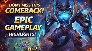 DON&rsquo;T MISS This🔥 23 Kills EPIC COMEBACK | Mobile Legends 5v5 |riteshboss| #5v5gameplay#YouTube video