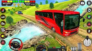 Tourist coach bus highway game -Uphill transport Hill driver -Android gameplay#car #hills #gaimig