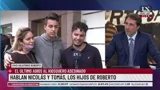 Hablan los hijos y la esposa de Roberto Sabo, el kiosquero asesinado en Ramos Mejía