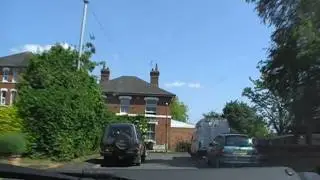 Driving Along Turrall Street & New Bank Street, Barbourne, Worcester, England 31st May 2009