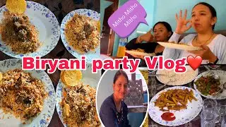 Shraddha ko ghara Biryani Party❤️Ramailo din❤️🥺 |Deepamrit|