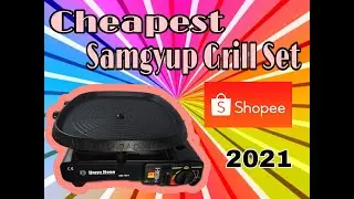 CHEAP SAMGYUPSAL GRILL SET | SHOPEE 2021 | UNBOXING SAMGYUPSAL SET |
