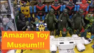 Cleaning the VINTAGE TOY MUSEUM! Mini Tour HUGE Toys & Action Figures Collection!