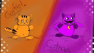 Catnap y Garfield video original meme