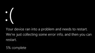 Ч&euml;рный экран смерти на Windows 11 (Старый вариант) 