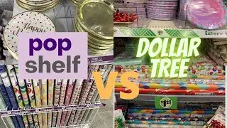 Dollar Tree vs Pop Shelf | Shop With Me 2022