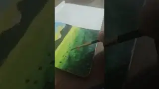 Easy panting #artist #artwork #acrylicscenery #shortvideo #foryou #fyp #vairalvideo 