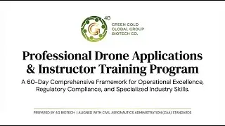 Mastering 4G Drone Operations: 4G Biotech and EarthGen Professional Training