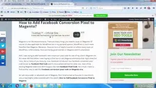 How to Add Facebook Conversion Pixel Codes to Magento
