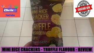 Mini Rice Crackers - Truffle Flavour - Review #korean