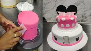 Mickey Mouse Cake Design ( How to Make ) Step Cake | Mickey Mouse Cake | Only Cake