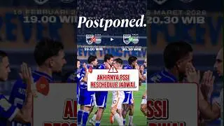 Perubahan Jadwal Persib Bandung #persib #persibbandung #highlights