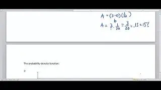 Continuous Probability Distributions