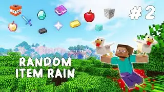 Rain random items in Minecraft #2
