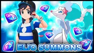 Best Summons Ever??? Summoning For Elio & Popplio! | Pokemon Masters EX