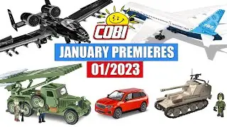 Премьера COBI состоится в январе 2023 года. A-10 Thunderbolt, БМ-13 Катюша, MARDER III Ausf. М, Боинг 737, 787