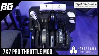 7X7 Pro Throttle Mod w/ Detents for Honeycomb Bravo | FlightSimFactory