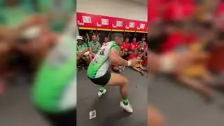 PNG Support Cook Islands Rugby League Team Singing C MAYJAH🙌🏼🇵🇬🇨🇰