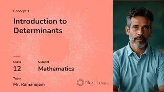 Introduction to Determinant | Class 12 Maths | Chapter - Determinants