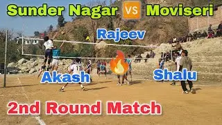 Sunder Nagar 🆚️ Moviseri high voltage volleyball Match at Mandi #Mandivolleyball 