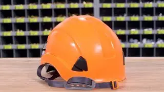 Kimball Midwest's Climbing-Style Hard Hat with Chin Strap