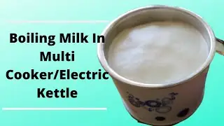Boiling Milk in Prestige MultiCooker/Electric Kettle | Hostel & Travel Friendly Cooking