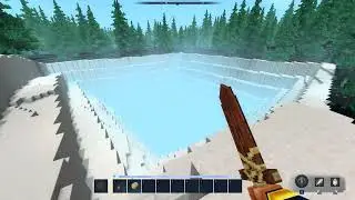 I made a 5000x2500 block custom Hytale map