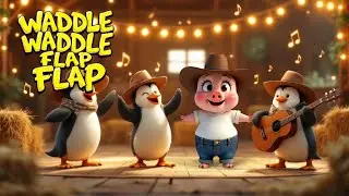 Juju&rsquo;s Country Dance-Along | Waddle, Waddle, Flap, Flap | Dance Video For Toddlers
