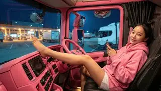I Take My Pink Scania Through Himalayan Landslide Zone
