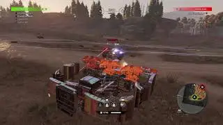 Crossout Clan War PS4 [ZWPL vs WIXX] #5 Close combat devastation