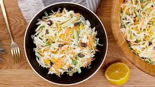 Easy Cabbage Salad | Quick Coleslaw Salad Recipe