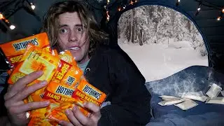 Solo Truck Camping in -10° W/ Hand Warmers (gone wrong)