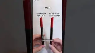 Clio Superproof Pen Liner and Brush Liner&hellip; are they really super proof? 🤨 #eyeliner #clio #kbeauty