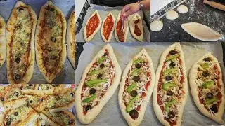 *fatayer*Turkish pizza Recipe (middle Eastern food)Ramadan Iftar