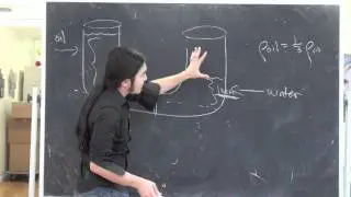 Fluid Mechanics (Pressure and Density Problem) Phy 5B Demo
