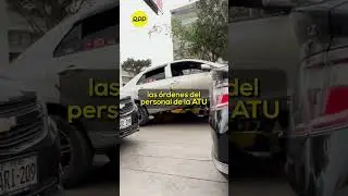 Colectivero se meti&oacute; debajo de su auto para evitar que la ATU se lo lleve al dep&oacute;sito en Miraflores