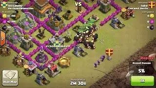 Clash of Clans 40 MAX Giant Raid - Strategy