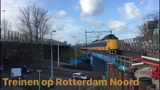 Treinen op station Rotterdam Noord | 1 maart 2020