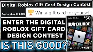 Roblox hosted a ROBUX gift card CONTEST...