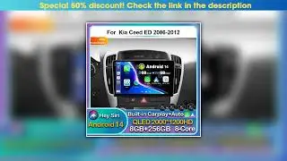 New Arrival Android 14 Carplay Auto For Kia Ceed ED 2006 2007 2008 2009 2010 2011 2012 Car Radio Mu