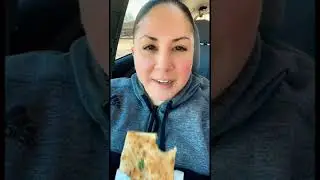 TRYING STARBUCKS VEGETARIAN GOODNESS WRAP FOR THE FIRST TIME 🌯 @starbucks #shorts #vegan