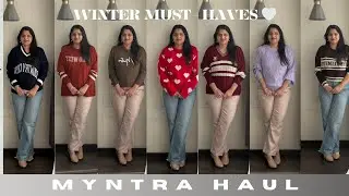 Affordable Winter Sweaters From Myntra  | Soft, Stylish & Under Budget
