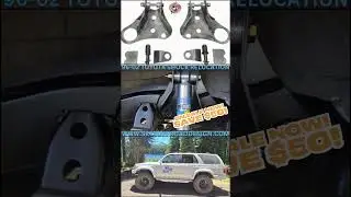 Sky's 1996-2002 Toyota 4Runner Rear Shock Relocation Kit
