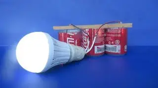 Free energy salt water with LED light bulbs - Experiment DIY science projects at home