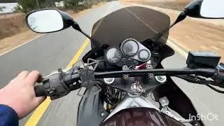 Second attempt at test riding the fz1, maybe I can make it home this time.