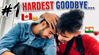 Alvida Mere Bhai 💔 | Surprise Visit To India 🇮🇳 (Part-1)