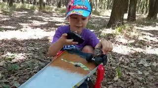 Трасса Хот Вилс, гонки монстр траков Hot Wheels