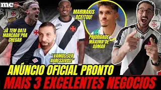 CHEGAM PRA SER TITULAR? VASCO PREPARA ANÚNCIO DE SPINELLI, CUIABANO E MAIS UM REFORÇO DE PESO