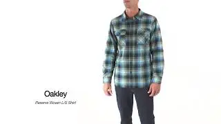Oakley Reserve Woven Long Sleeve Shirt | SwimOutlet.com